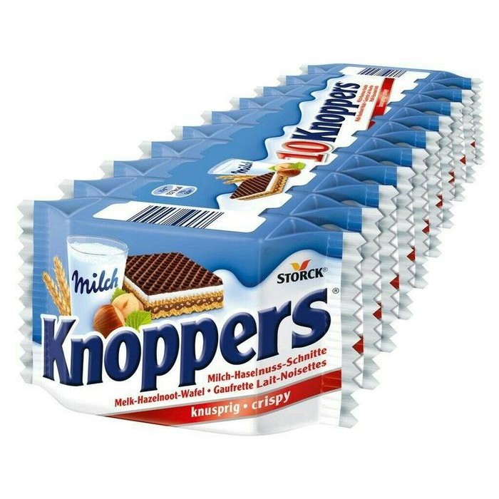 ORIGINAL Storck Knoppers Knopper Wafer Biscuit Snack Import
