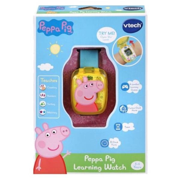 ahxj- Vtech Peppa Pig Learning Watch - Purple