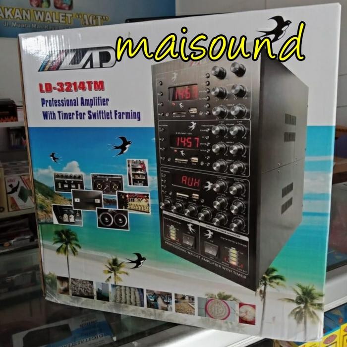 Spesial Ampli Lad Ld 3214 Tm Amplifier Walet Lad 3214Tm 3 Player Original Terlariss 