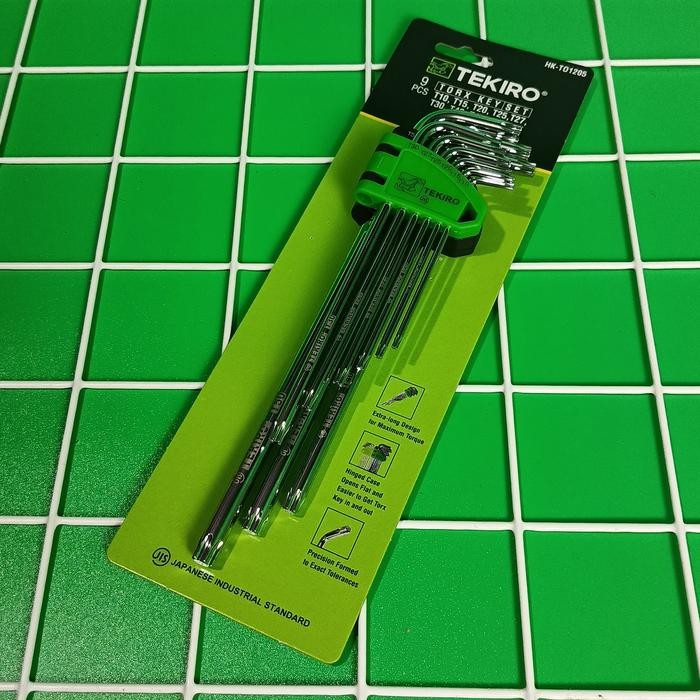 TEKIRO Kunci L Bintang Tekiro Set 9 Pcs / Kunci L Bintang Set 9 Pcs Torx Key Set Tekiro