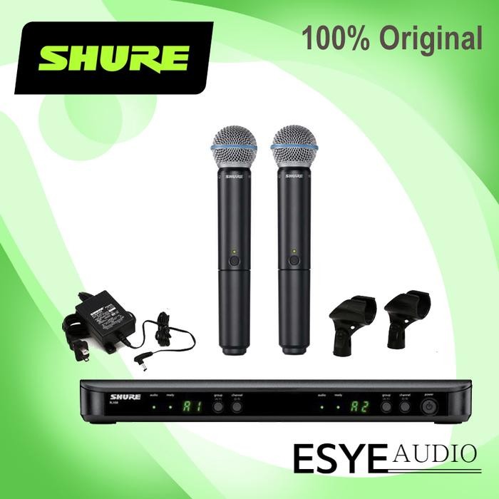 imjf- Shure Blx 288 Beta 58 Blx288 Beta58A Mic Wireless Microphone