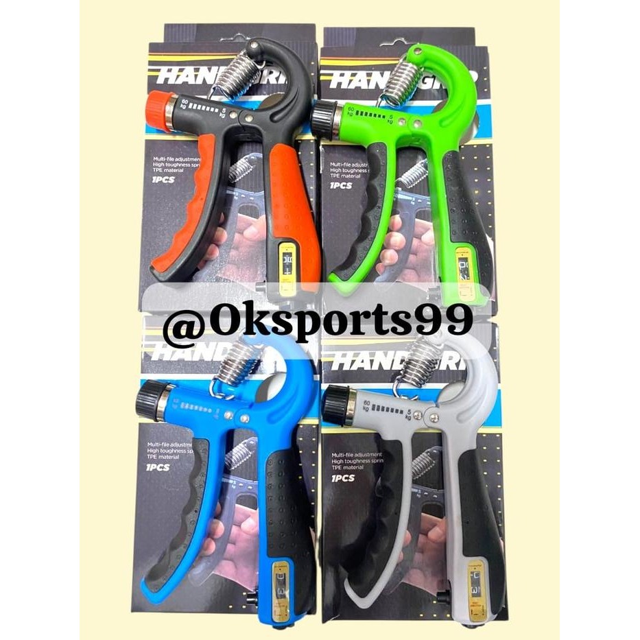 SALE HAND GRIP ADJUSTABLE 60-100 KG - FITNESS HAND GRIP WITH COUNTER
