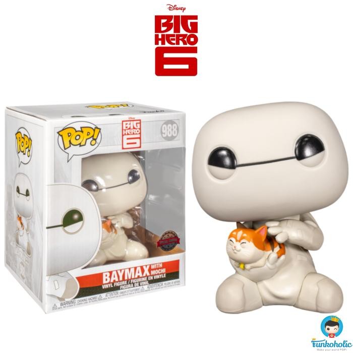 Funko POP Disney Big Hero 6 - Baymax with Mochi 6" [Exclusive] #988