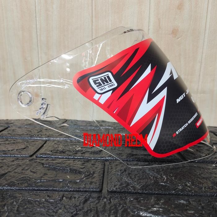 KACA HELM VISOR HELM ALV ULTRON ALV ULTRON PRO CLEAR ORIGINAL ALV