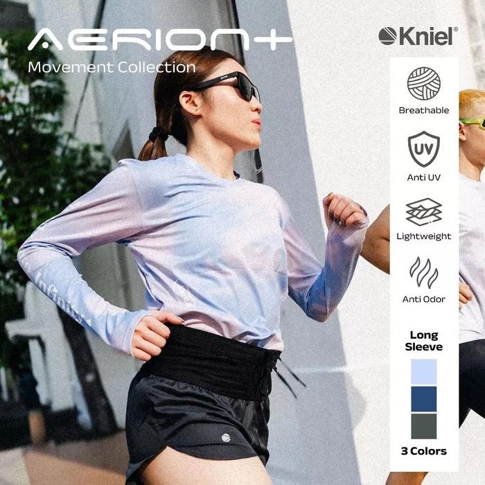 JUAL Jersey KNIEL Aerion Women Long Slevee Series - Running Jersey Olahraga Kniel