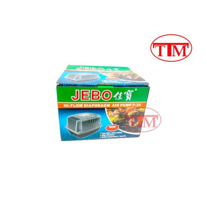 JEBO P30 AIR PUMP KOLAM IKAN POMPA UDARA OKSIGEN AERATOR JEBO P30