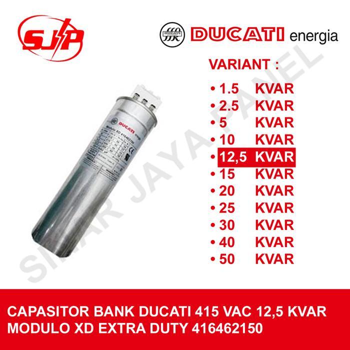 Ready Stock Capasitor Kapasitor Bank Ducati 12.5Kvar 415Vac Modulo Xd 416462150