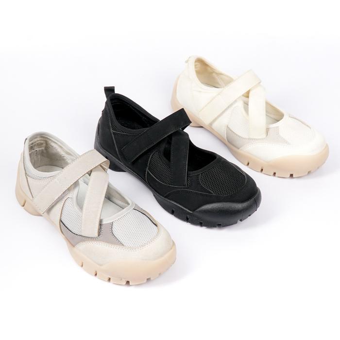 Blow Ama Sneakers Wanita WCBL 0003 - Slip On Kasual, Tersedia Warna Ivory, Grey, Hitam, Putih