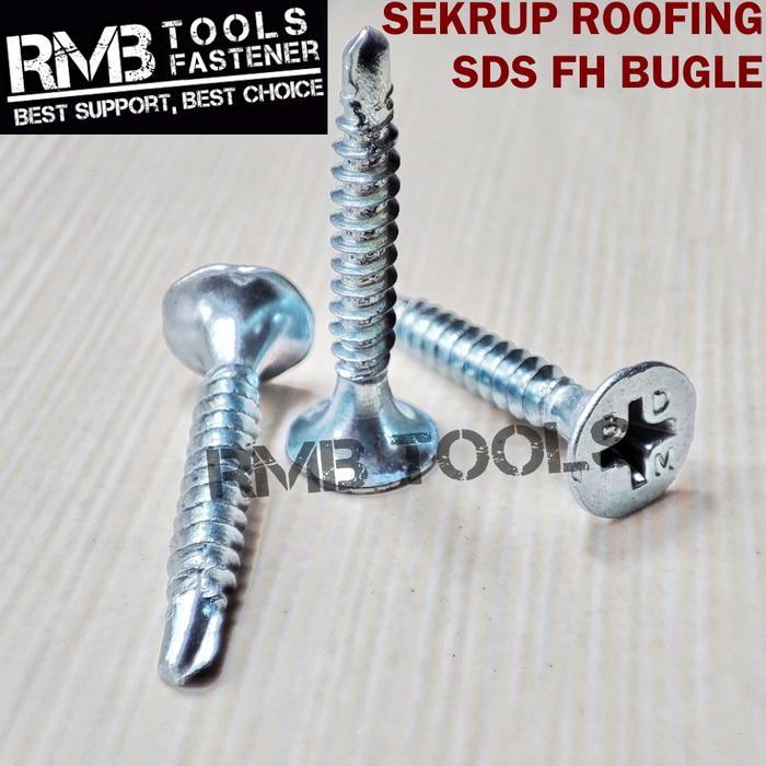 NEW Sekrup Roofing SDS 6 x 32 mm / Sekrup SDS Baja Ringan FH 6 x 3.2 cm