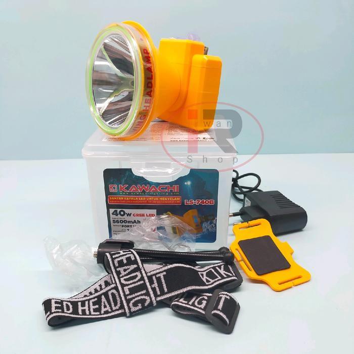 Senter Kepala Kawachi 40 Watt Selam / Kawachi 740B Putih atau Kuning