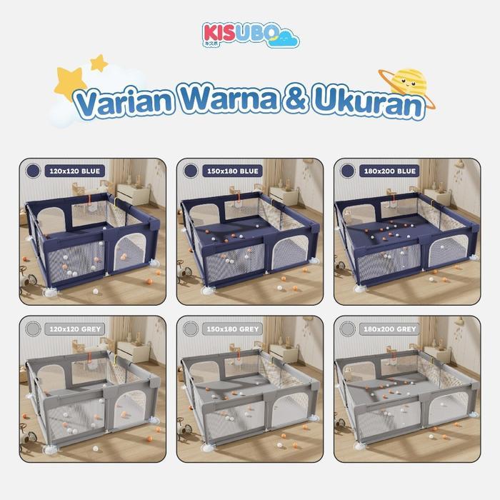 Promo Kisubo Playpen Pagar Pengaman Bayi Tempat Bermain Anak Pagar Mainan Anak Pagar Bayi Kolam