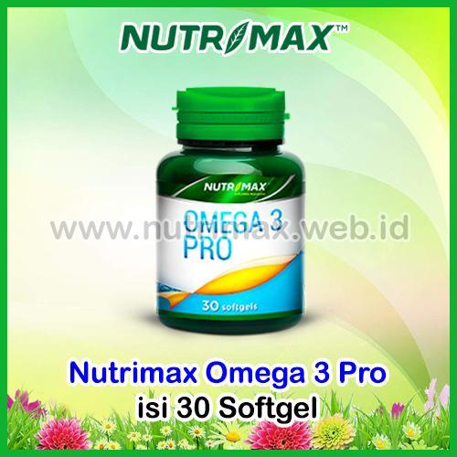 Terlaris Nutrimax Omega 3 Pro / Omega 3 / 30