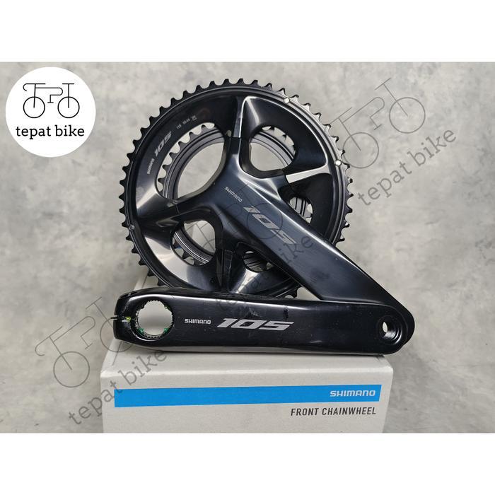 Crank Shimano 105 R7100 50-34T , 52-36T Arm165 Mm / Crank Shimano R7100 Terbaru 