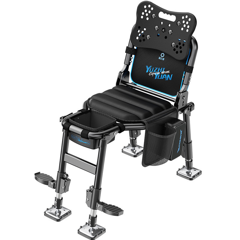YUZHIYUAN 2026 New Knight Fishing Chair New Folding Portable Multi-Function Taiwan Fishing Seat