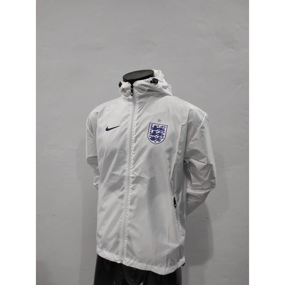 Premium Jaket Parasut Training Timnas Inggris White Original
