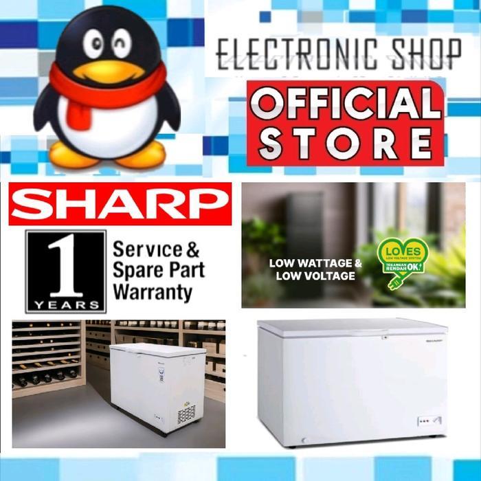 Sharp Frv 310X Chest Freezer 310 L Fast Freezing - Frv310X