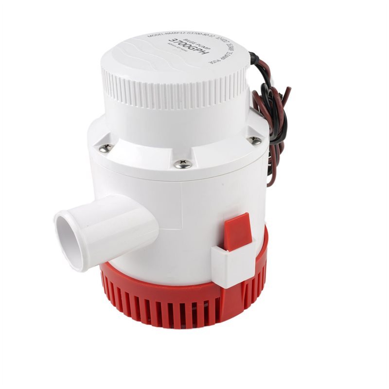 3700GPH BILGE PUMP ELECTRIC BILGE PUMP BOAT MARINE PLUMBING BILGE PUMP 12V EFFICIENT LOW NOISE