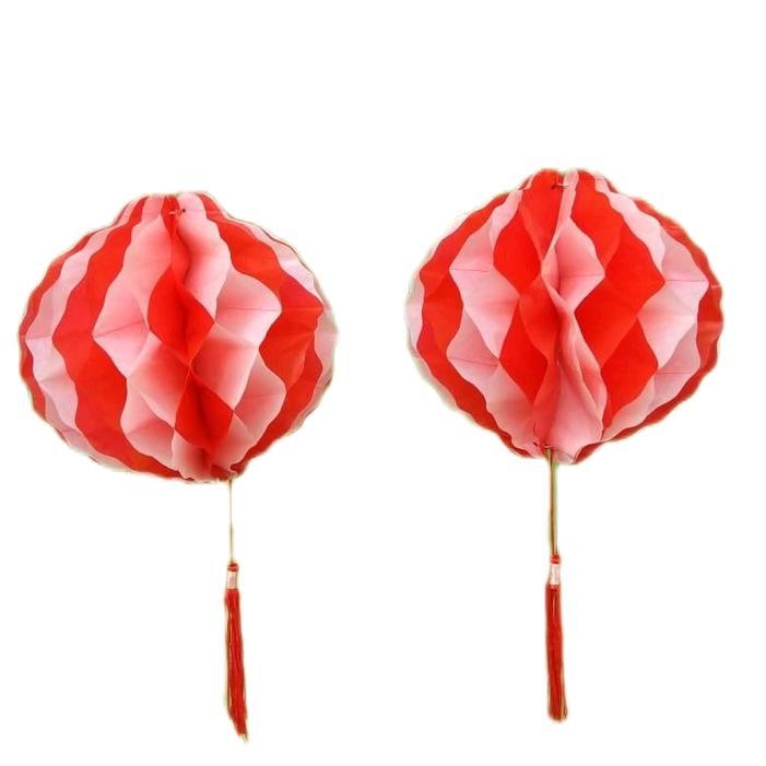 Grosir Bendera Indonesia Merah Putih Lampion Kertas 15 Cm Dapat 2 Pcs Terlaris