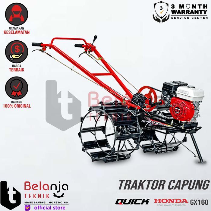 Mesin Traktor - Quick Capung Metal + Mesin Engine Honda Gx 160