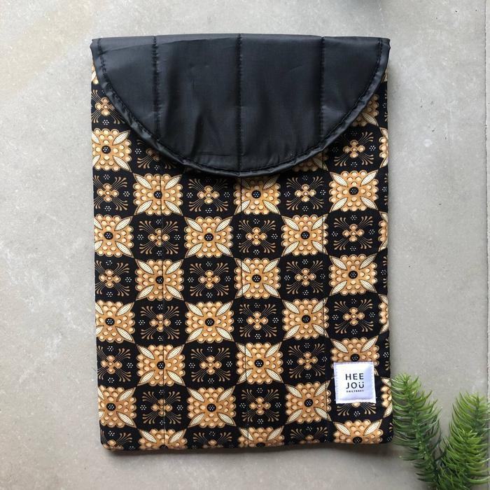 Tas laptop sleeve sarung softcase case kain batik 13 14 inch heejou