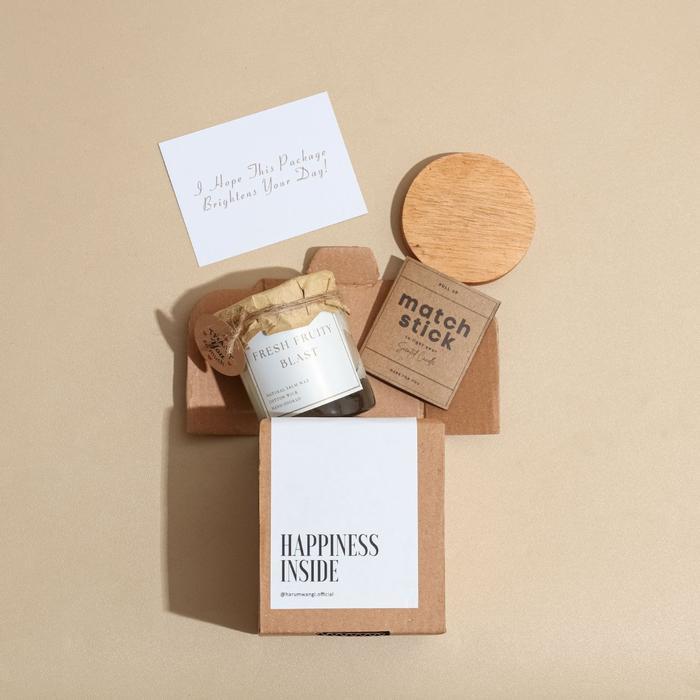 Hampers Lilin Scented Candle Lilin Aromaterapi Gelas Terlaris