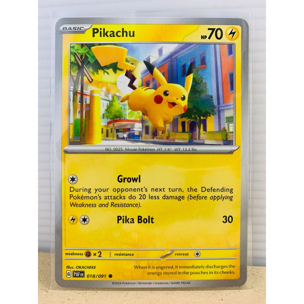 Pikachu #18 Pokemon Paldean Fates