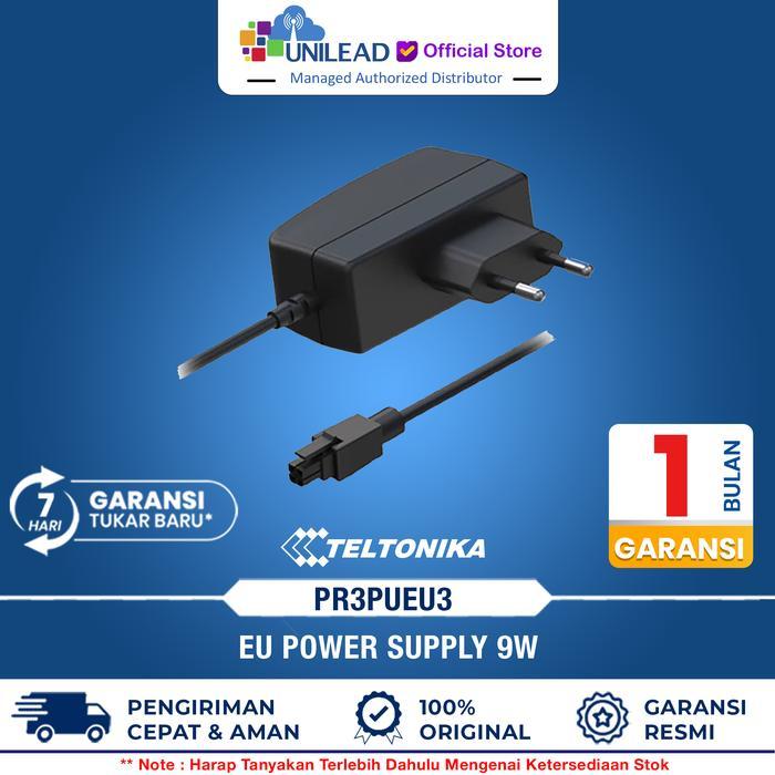 Teltonika Power Supply Adaptor 9 Watt Pr3Pueu3 Untuk Rut Input 100-240 Vac Output 9 Vdc