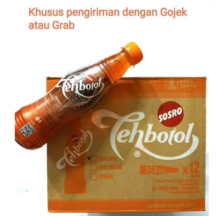 

oW.galiban - Teh Botol Sosro 350ml 1 Dus Isi 12 Botol Original Per Carton