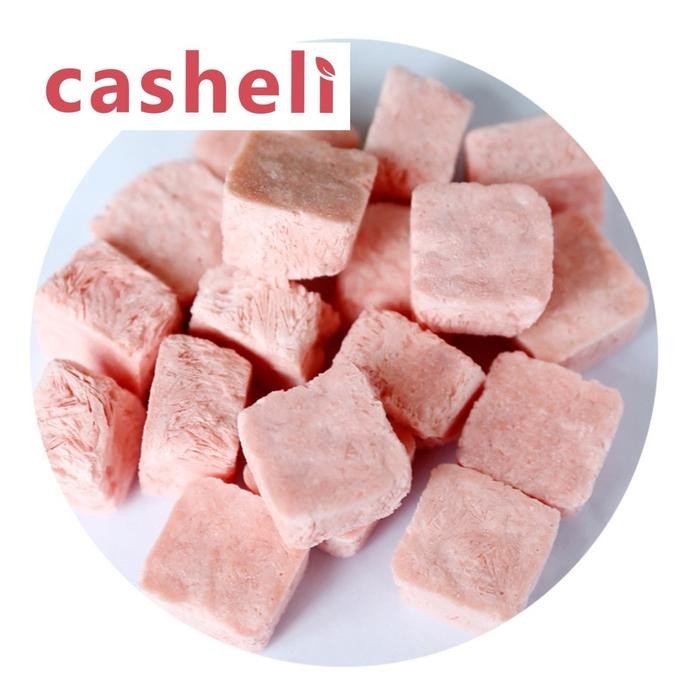 

Mamiseler45 - Casheli Bundle 100G - Freeze-Dried Strawberry 50G + Yogurt 50G, Snack Cemilan Healthy