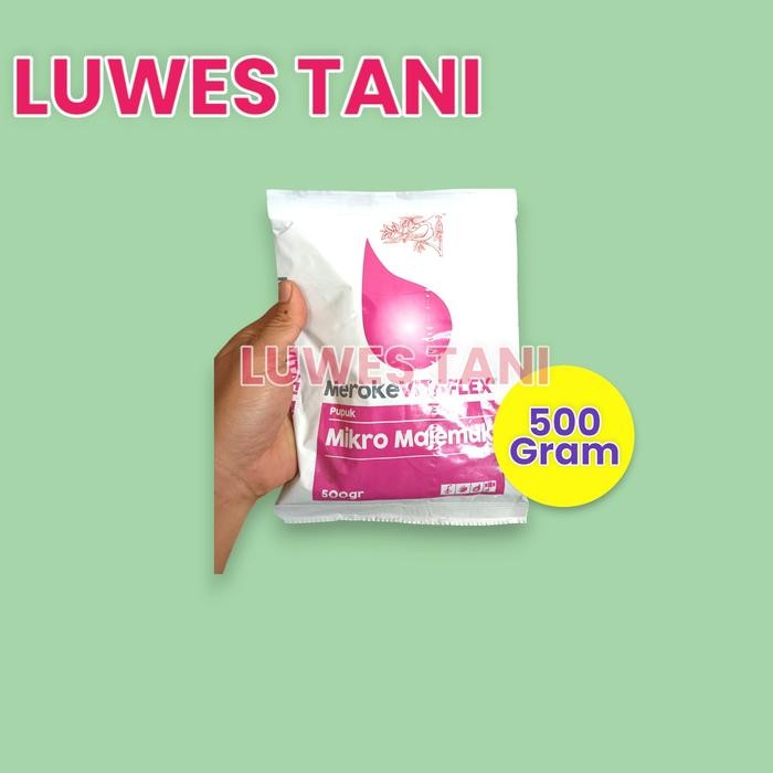 

Promo Nutrisi Hidroponik Grade Meroke - Pupuk Vitaflex 500 Gram Original Pack Terjamin