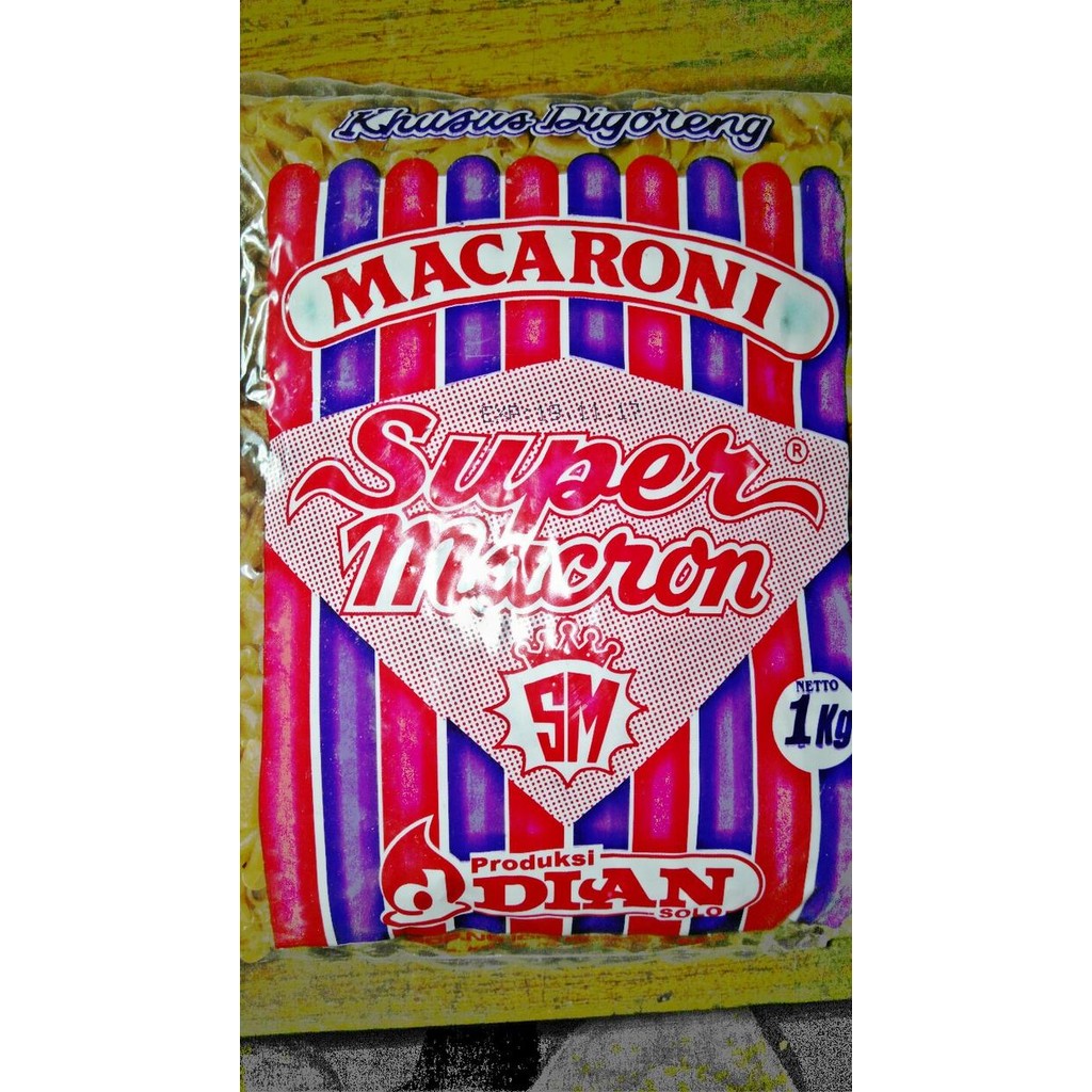 

MAKARONI SUPER MACRON ASLI MAKRONI SUPER