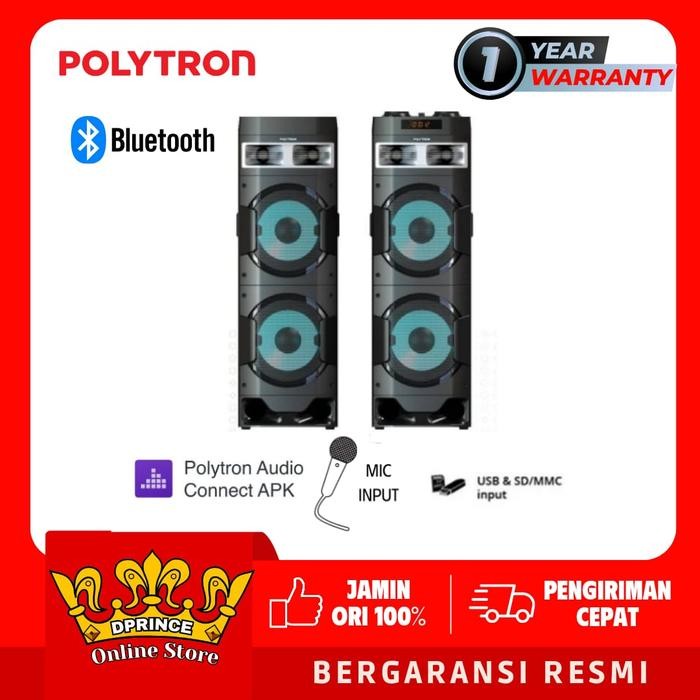 POLYTRON PAS10D28 Speaker Aktif PAS 10D28 Bluetooth PAS-10D28
