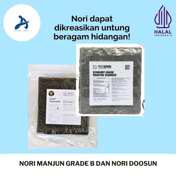 

TERLARIS sushi n manjun 50 sheets / Gimbab / Sushi / N READY STOCK