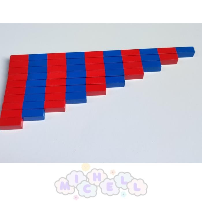 SMALL NUMBER ROD MONTESSORI - MAINAN ANAK GAME MONTESSORI APPARATUS