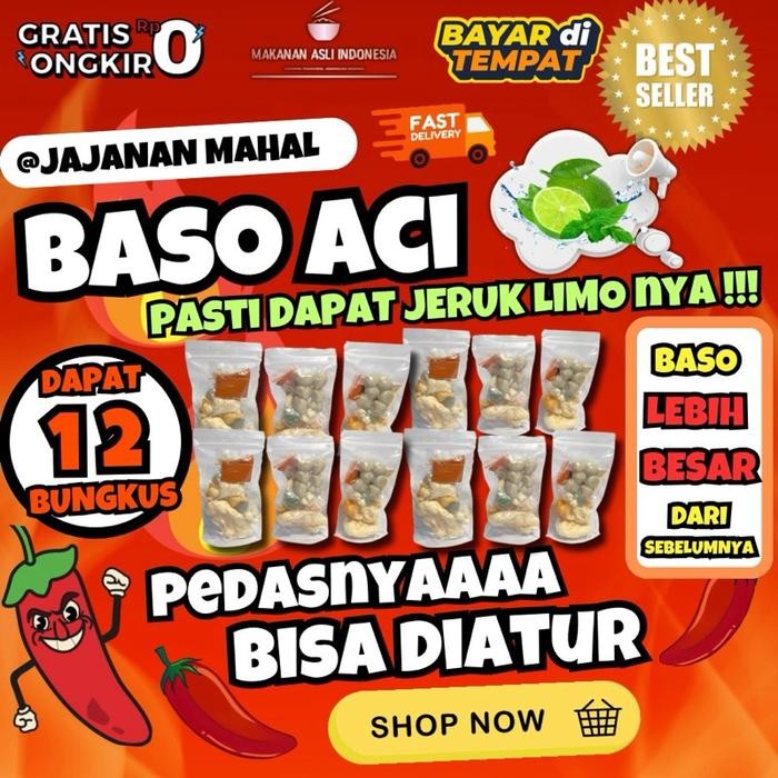 

ASLI Baso aci 12 Pcs 20 ribu an viral tiktok murah enak lezat maknyoss makanan pedas bisa di atur