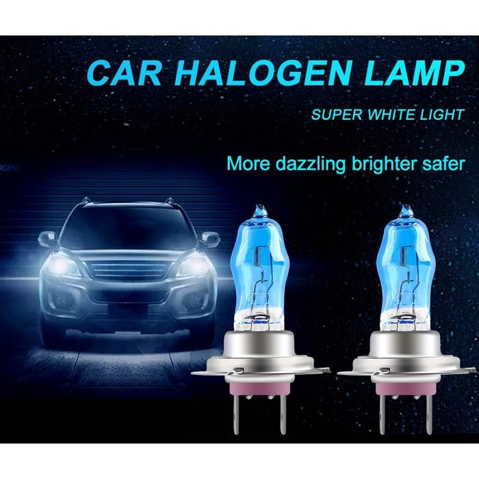 2PCS LED LAMPU LED PUTIH H4 PUITH UNTUK HEADLIGHT / MOBIL LAMPU UNIVERSAL PUTIH 12V 100W LAMPU DEPAN