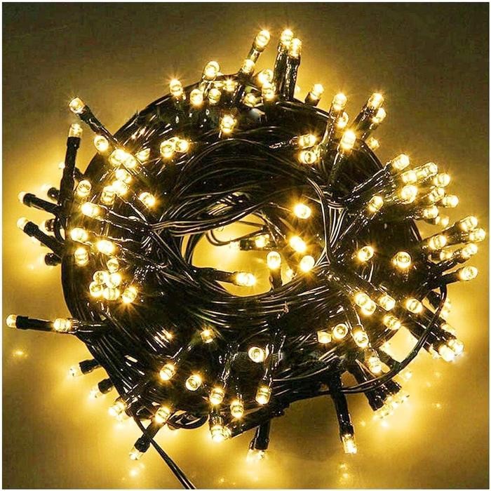 Lampu Tumblr Kabel Hitam 10 Meter Lampu Hias Natal Dekorasi Outdoor