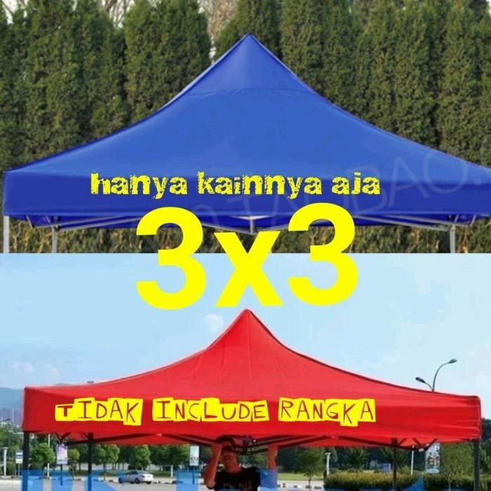 ATAP TENDA LIPAT 3X3 TENDA STAND/ TENDA BAZAR