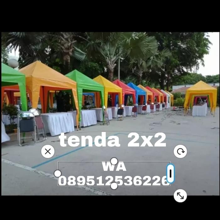 tenda cafe 2x2 stand bazar
