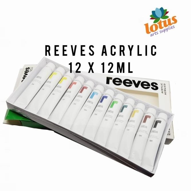 

Pilihan- Reeves Acrylic Colour Set 12 Cat Akrilik