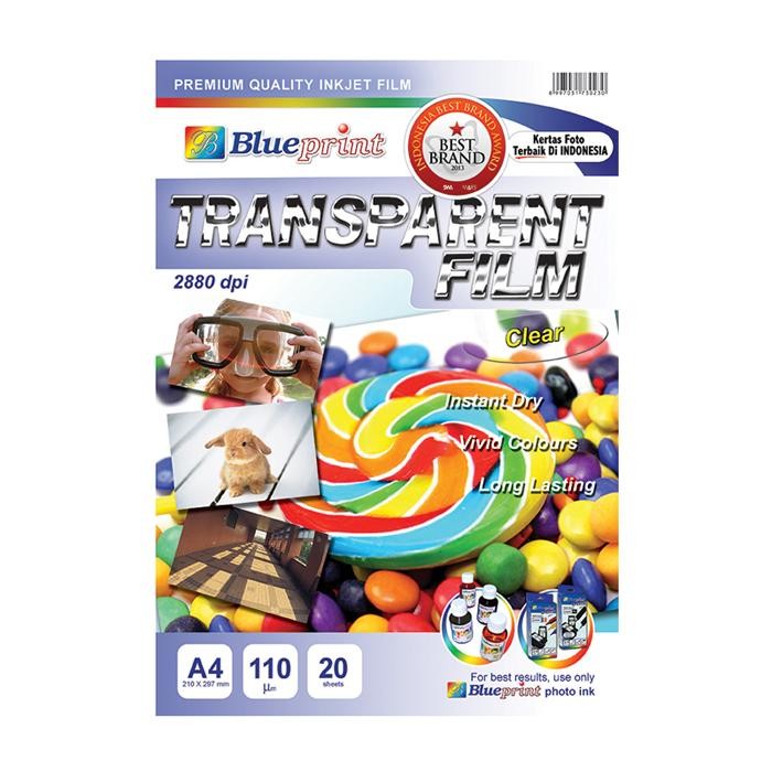

Pilihan- Blueprint Transparant Film (Clear) A4