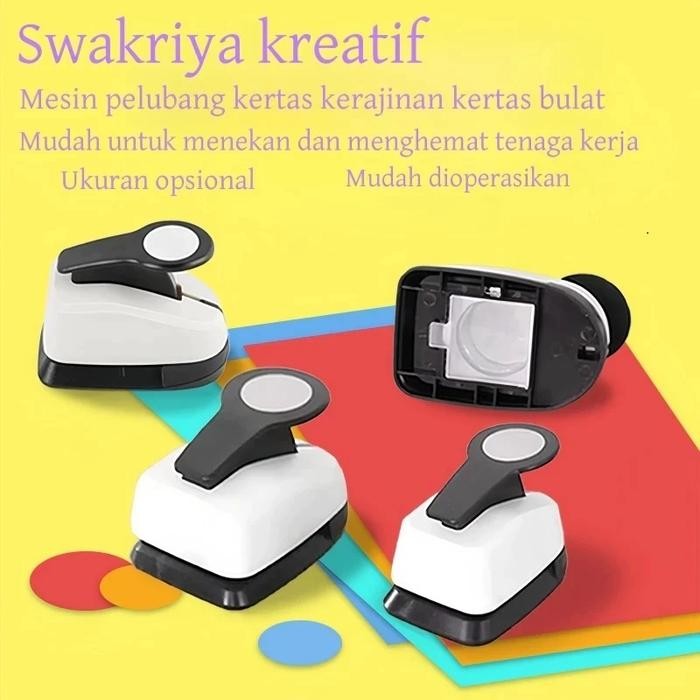

Pilihan- Set Paper Punch Round Shape - Pembolong Kertas Bentuk Bulat/ Pelubang Kertas Portabel