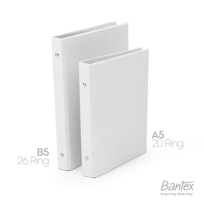 

Bantex Multiring Binder 26 Ring 25mm B5 White 1326 07