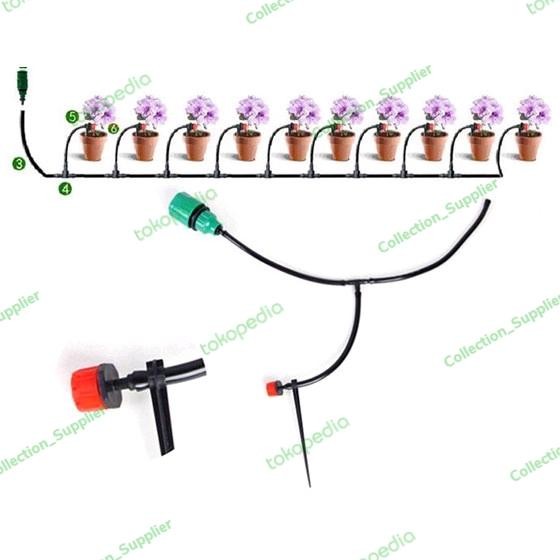 Peralatan Sett Selang yiram Tanaman Sett Irigasi Air Tanam