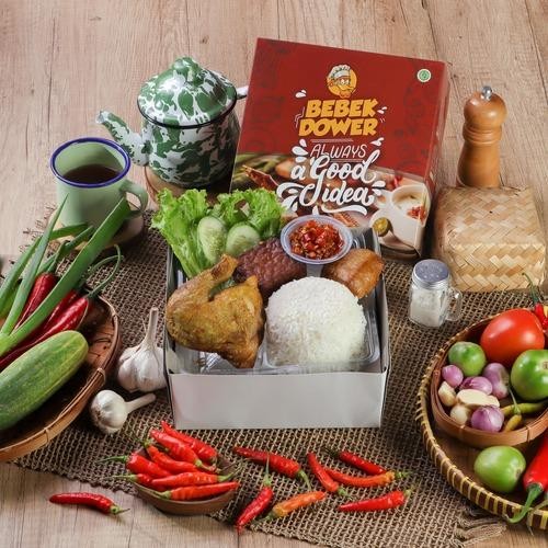 

Pilihan- Nasi Box Ayam Goreng Tahu Tempe Sambal Dower