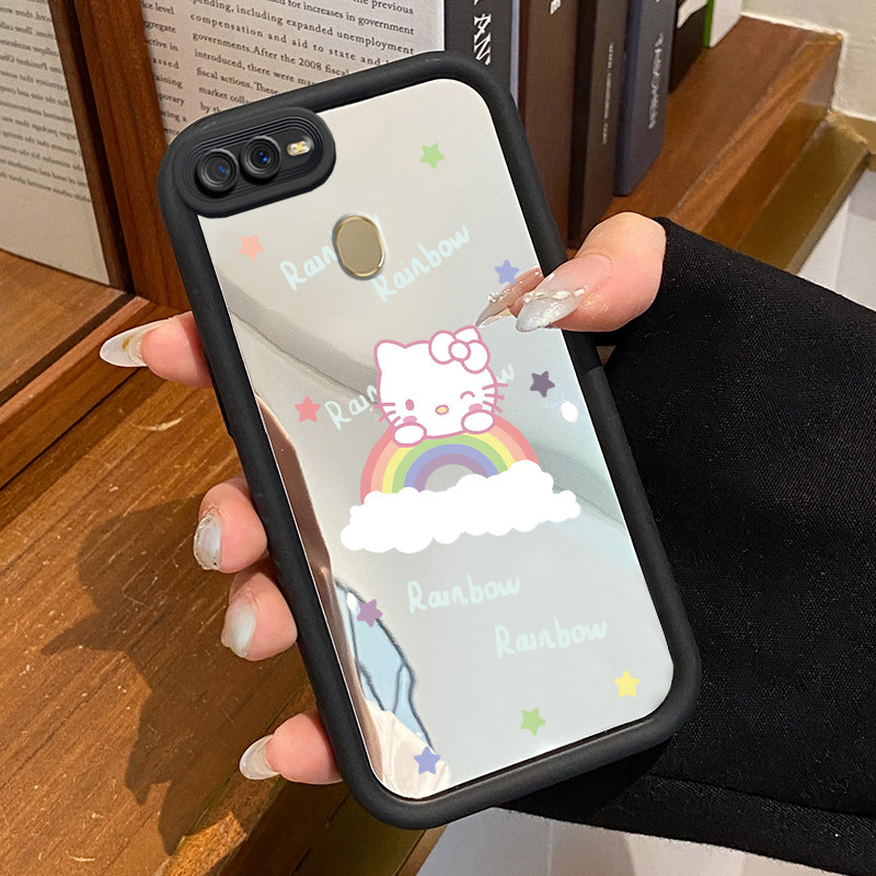 Casing Hp OPPO A7 OPPO A5s OPPO A12 OPPO A12S A11k Case Casing Anime Pelangi pola Kesing HP Cesing c