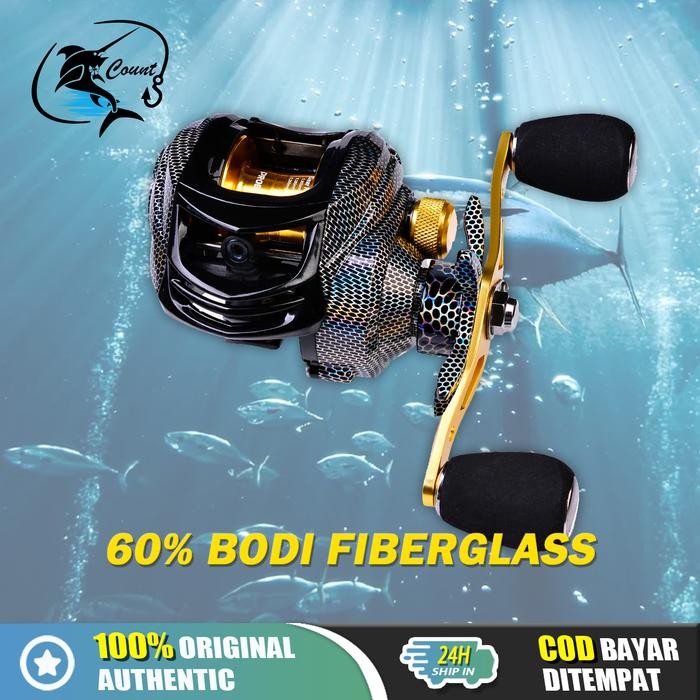 Reel Baitcasting Pancing / DW Series Baitcasting Reel / Reel Pancing Murah 7.2:1 / Handle kanan /