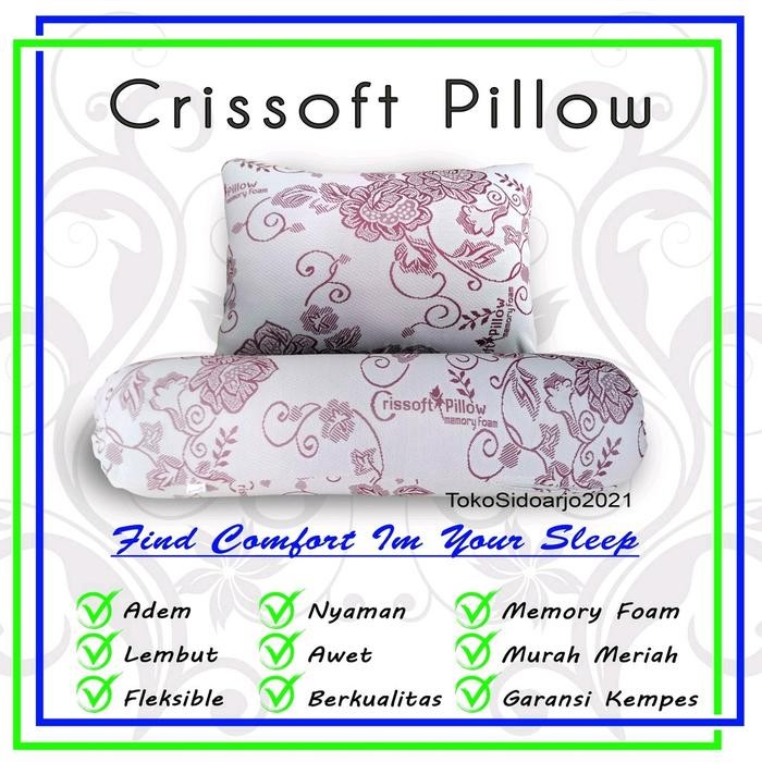 King Koil Latexs - - Bantal Guling Hotel Empuk Crissoft Pillow Memory Foam Original