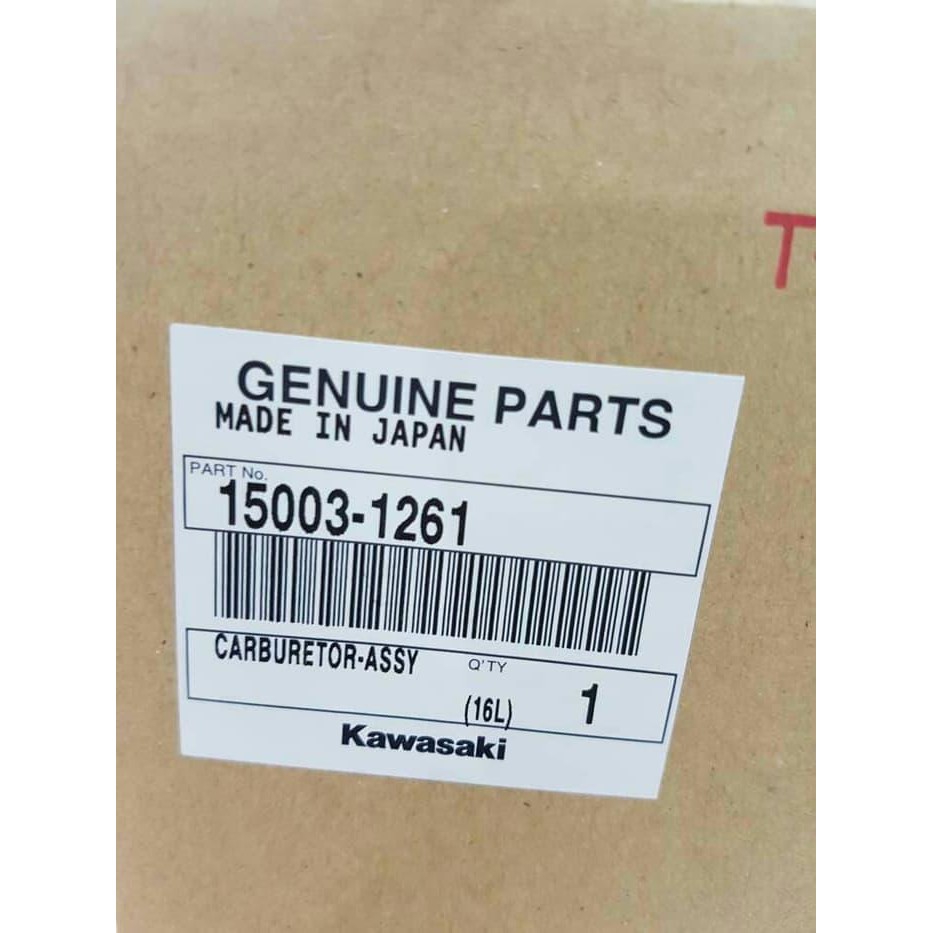 KARBU/KARBURATOR KEIHIN PWL 26 NINJA R 100% ORIGINAL KAWASAKI JAPAN 9