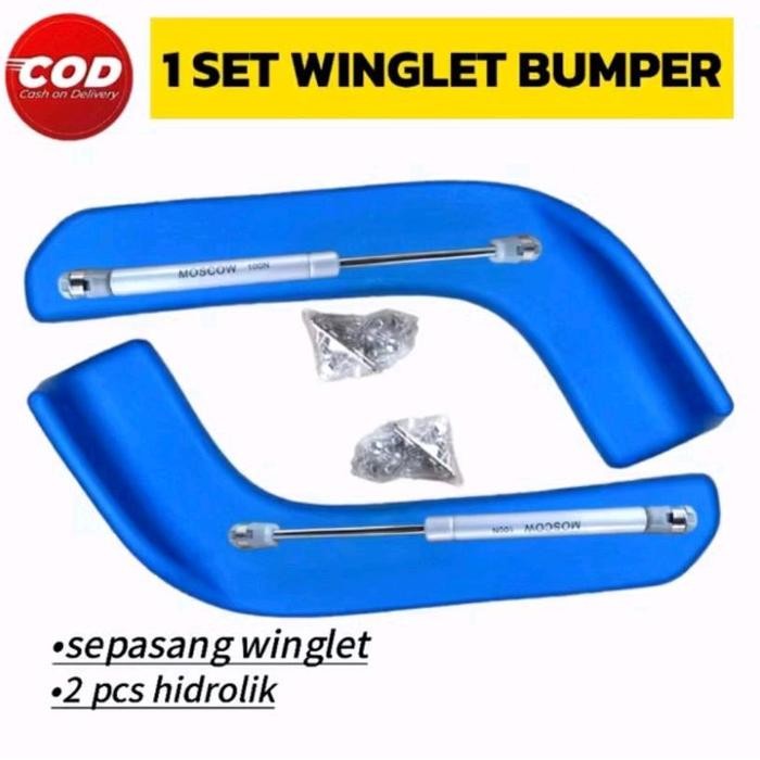 PROMO WINGLET PELINDUNG BUMPER MOBIL TRUK BUS DAN PICKUP PAKET FULLSET SESUAI GAMBAR Car